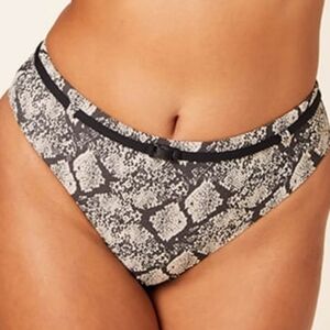 Andie swim Snake‎ The Riviera belted bikini bottom size Small NWT